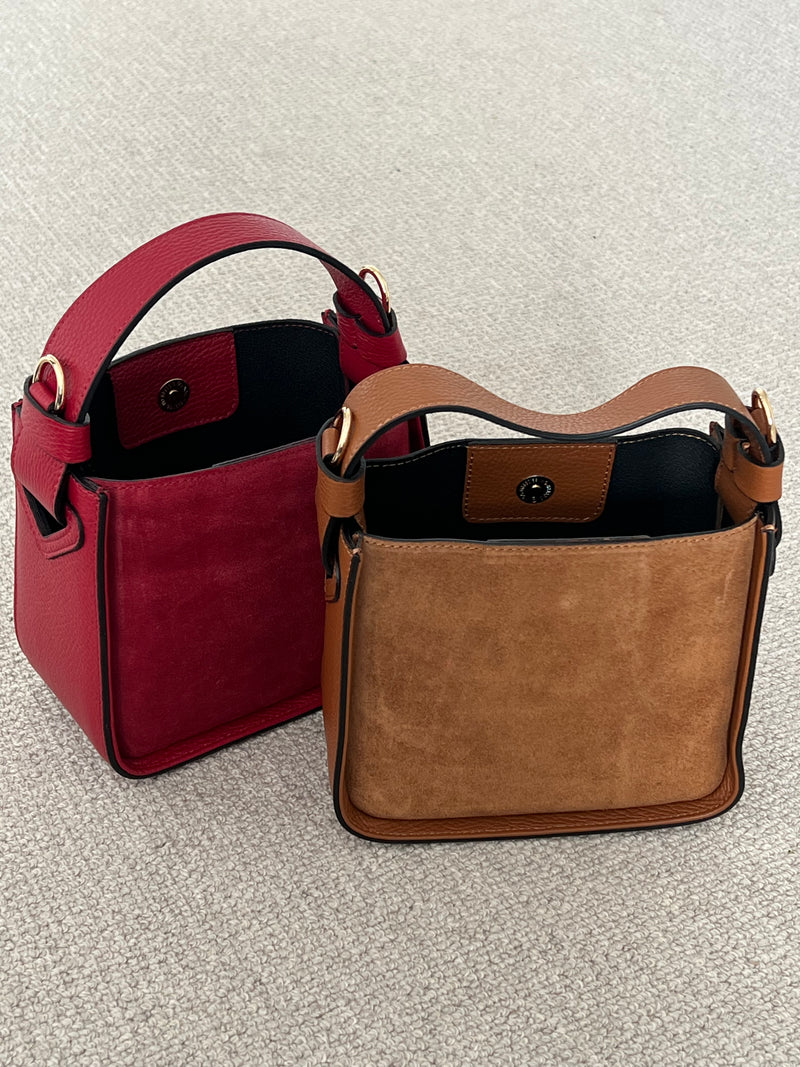 Structured Small Leather Tote | Norah