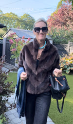 Short Sleeve Fur Jacket | JK