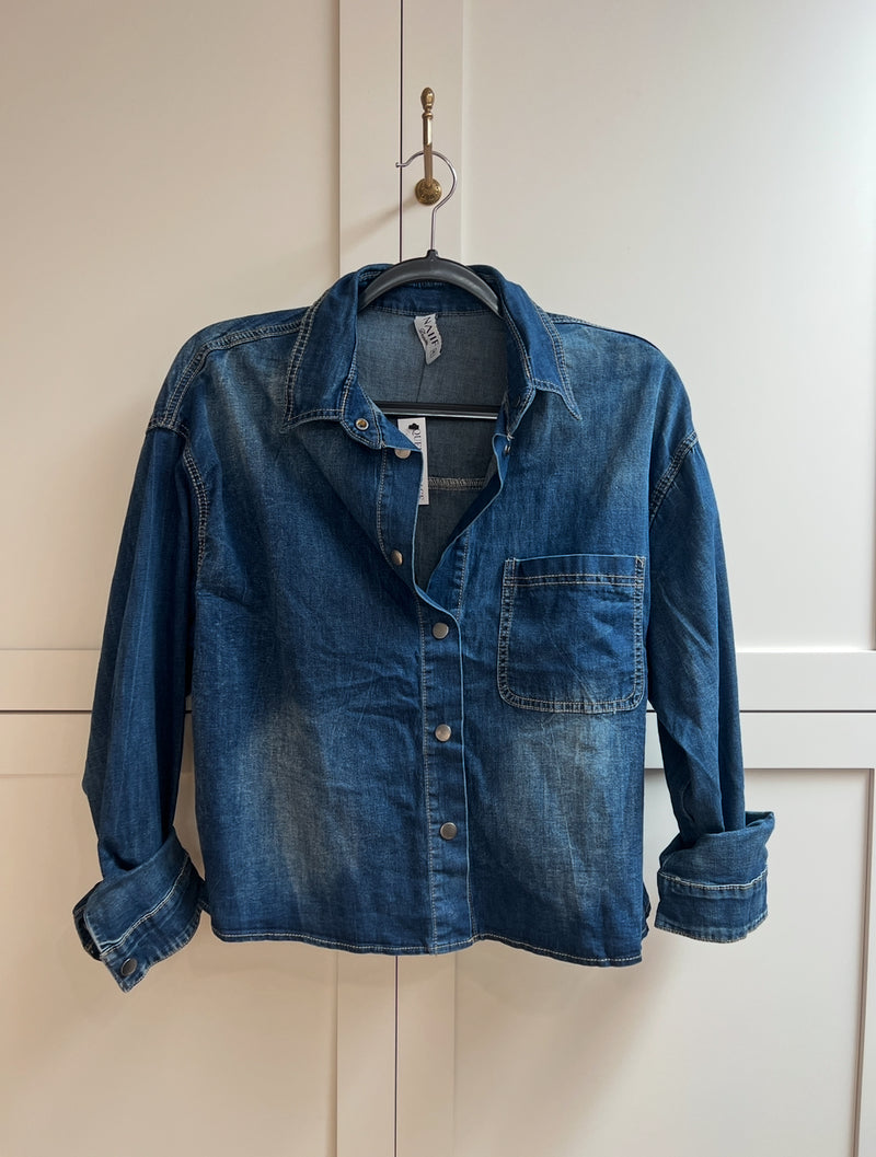 Italian Washed Denim Shirts | CANDY
