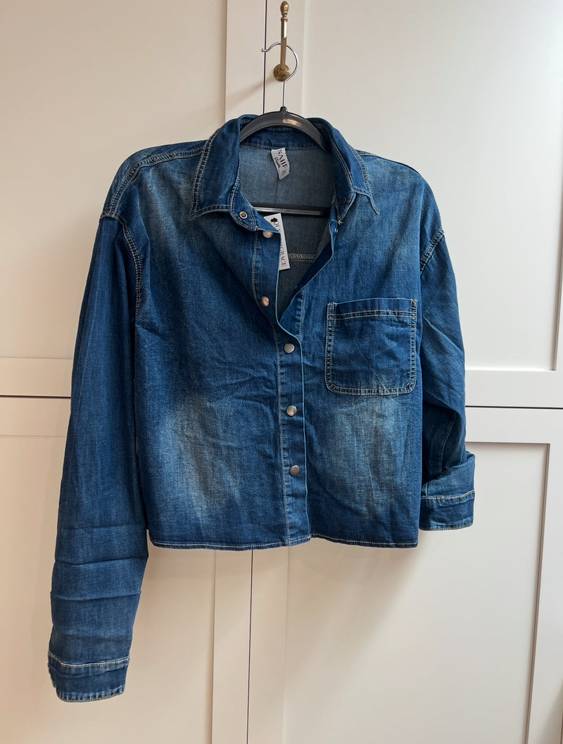 Italian Washed Denim Shirts | CANDY