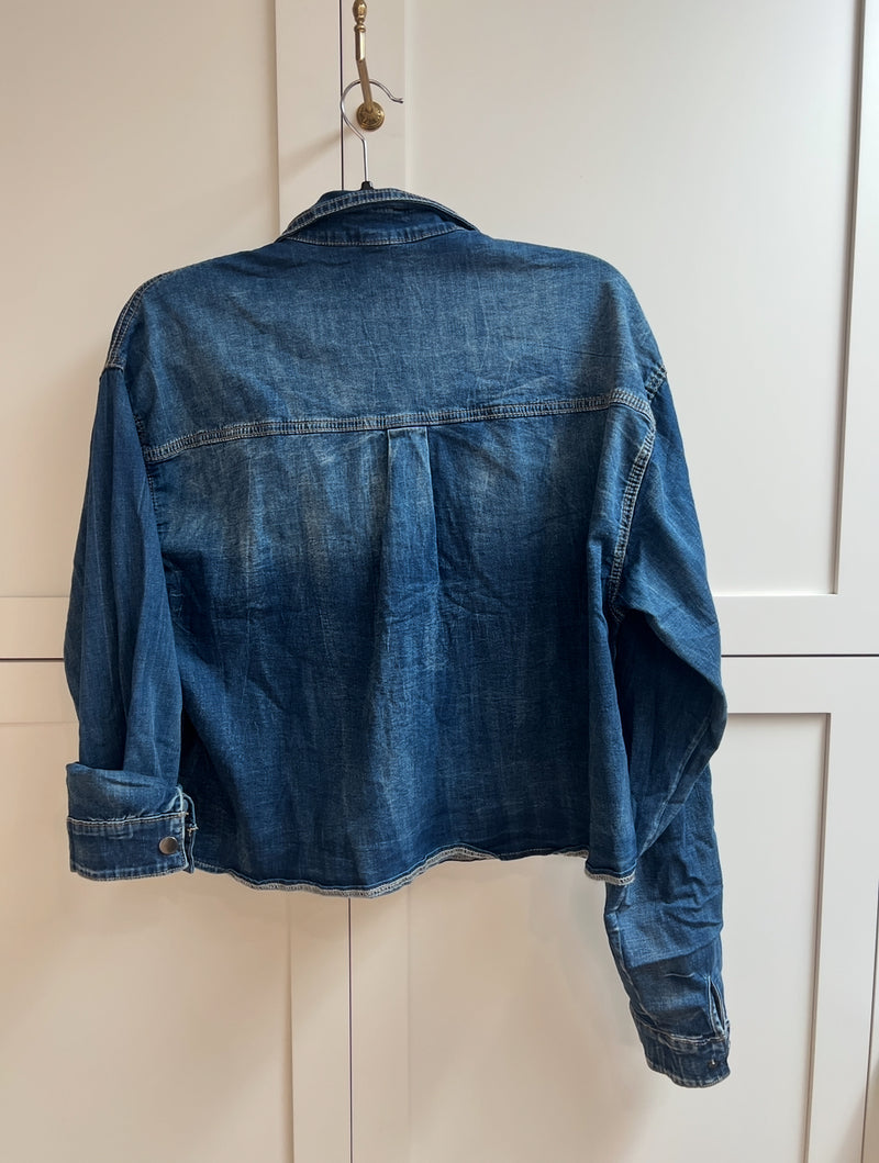 Italian Washed Denim Shirts | CANDY