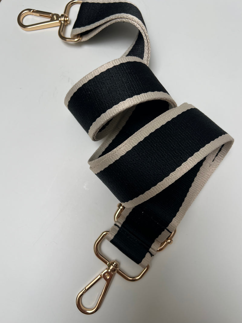 Black Purse Strap | Zip