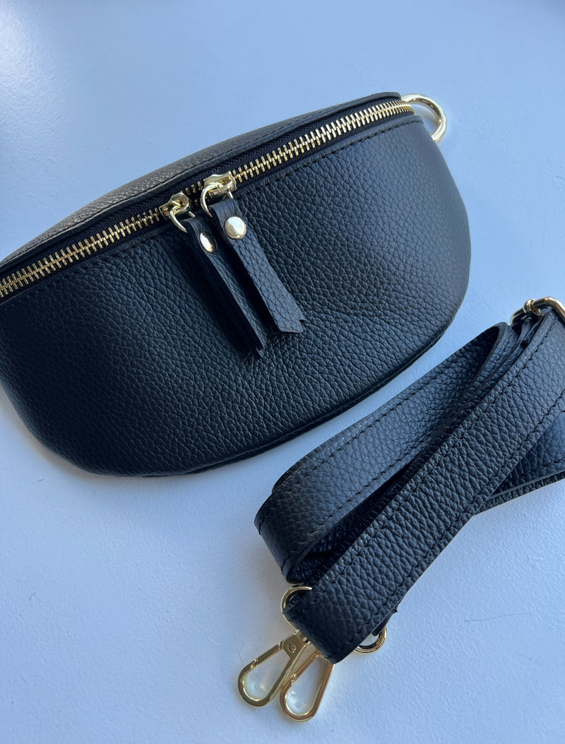 Leather Crossbody Fanny | Two Sizes