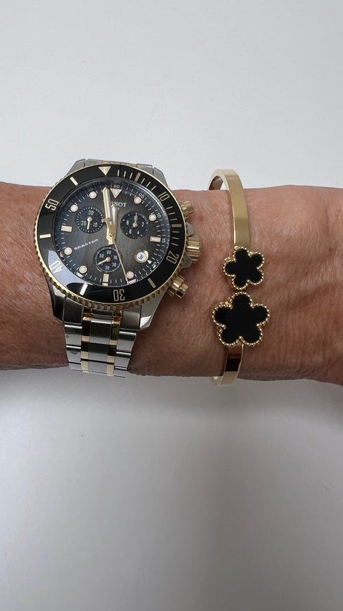 Cuff Bracelet | 2 Flower