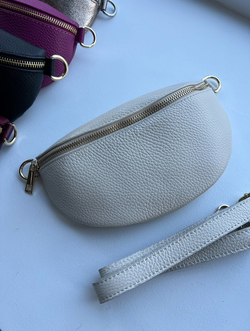 Leather Crossbody Fanny | Two Sizes