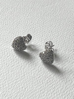 Swarovski Heart Studs