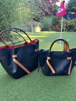 Black & Camel Tote | Audrey
