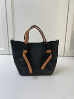 Black & Camel Tote | Audrey