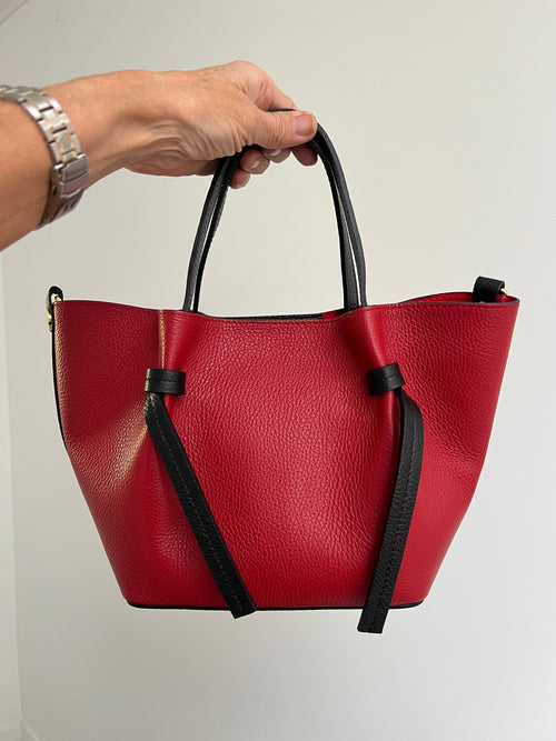 Black & Camel Tote | Audrey