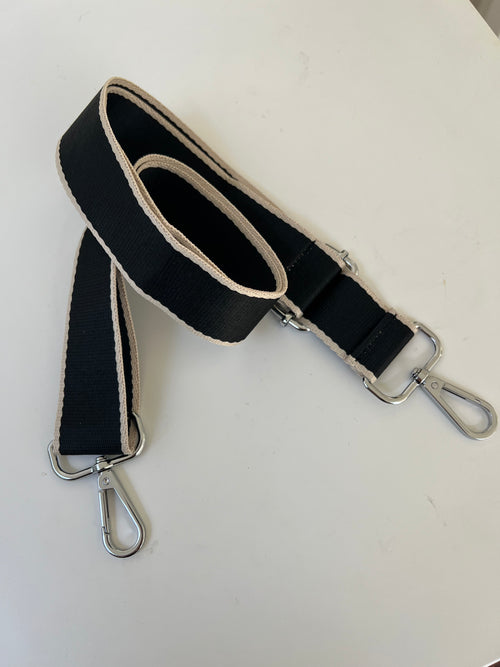 Black Purse Strap | Zip