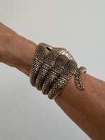 Matte Gold Cuff | Snake
