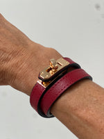 Hermes Inspired Leather Bracelet | Sienna