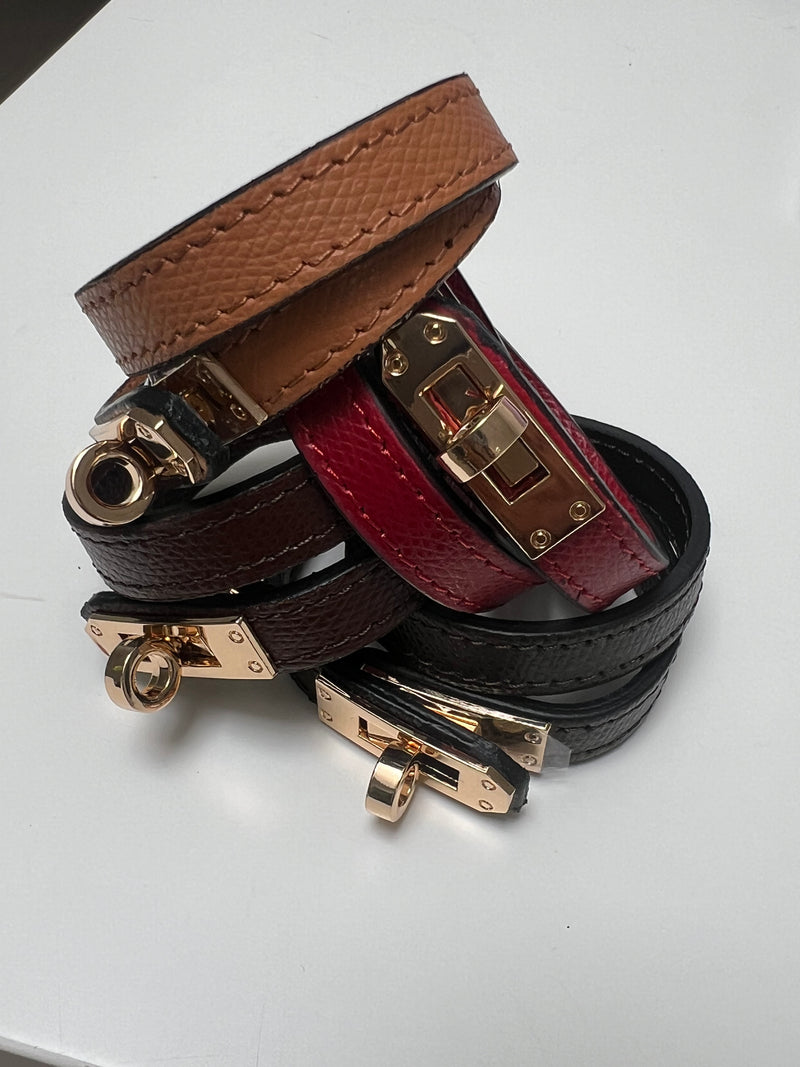Hermes Inspired Leather Bracelet | Sienna
