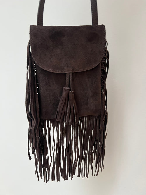 Long Fringe Crossbody Handbag | Boho