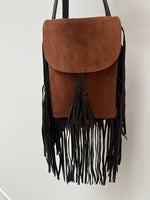 Long Fringe Crossbody Handbag | Boho