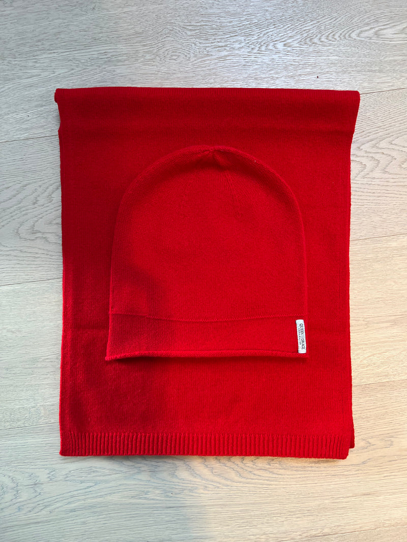 Cashmere Toque + Scarf Set | Taia