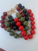 Oversize Resin Bead Necklace | Lucy