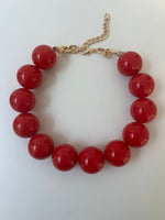 Oversize Resin Bead Necklace | Lucy