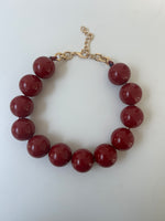 Oversize Resin Bead Necklace | Lucy
