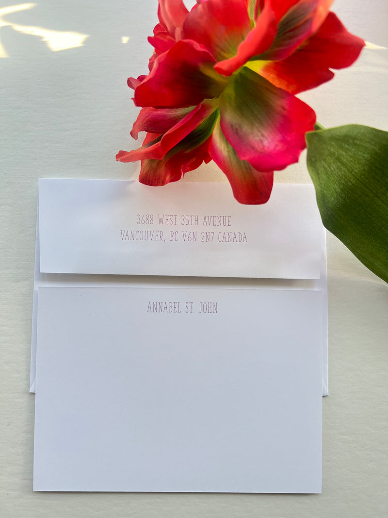 Flat Panel Cards | The Serif Hand
