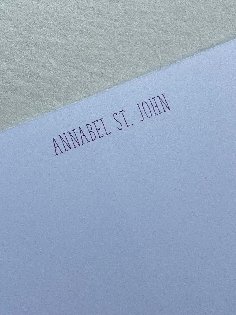 Flat Panel Cards | The Serif Hand