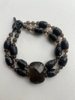 Vintage Armani Smoky Resin Necklace