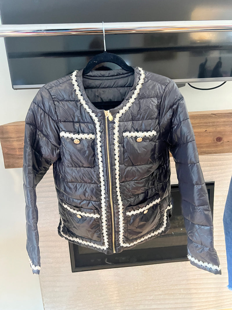Quilted Italian Puffy | Black