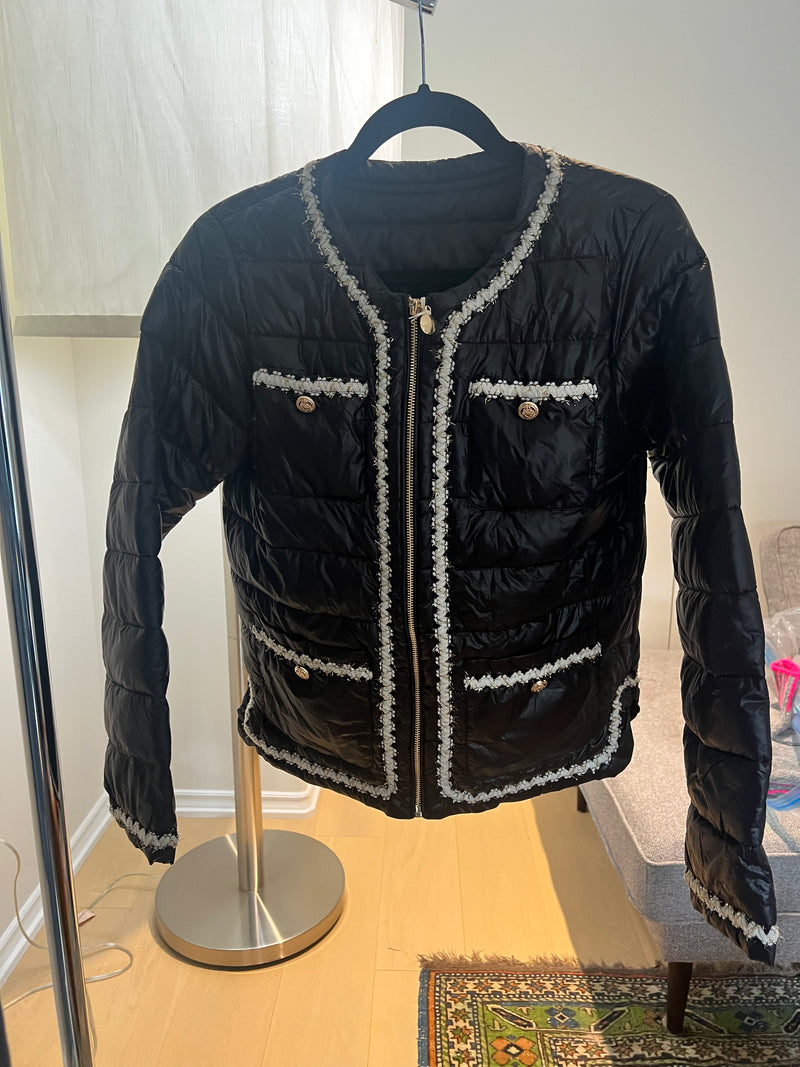 Quilted Italian Puffy | Black