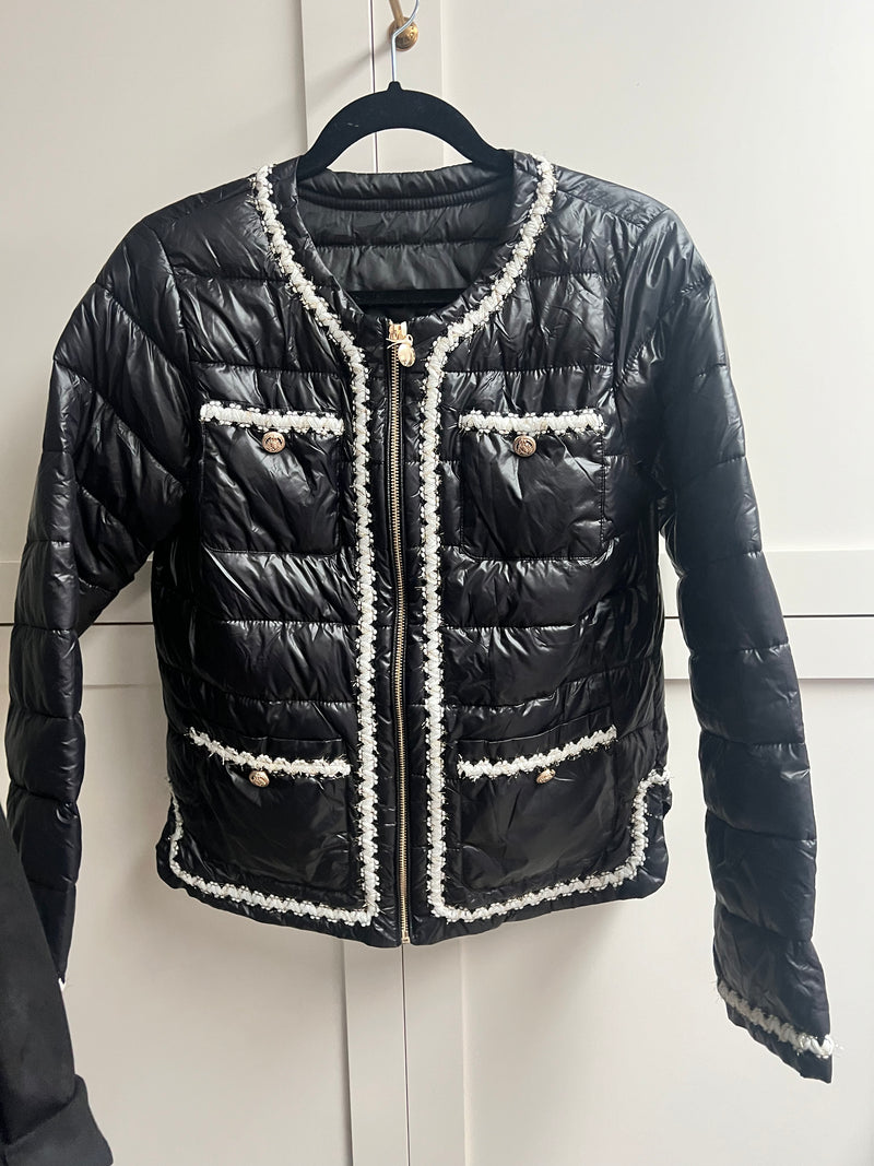 Quilted Italian Puffy | Black