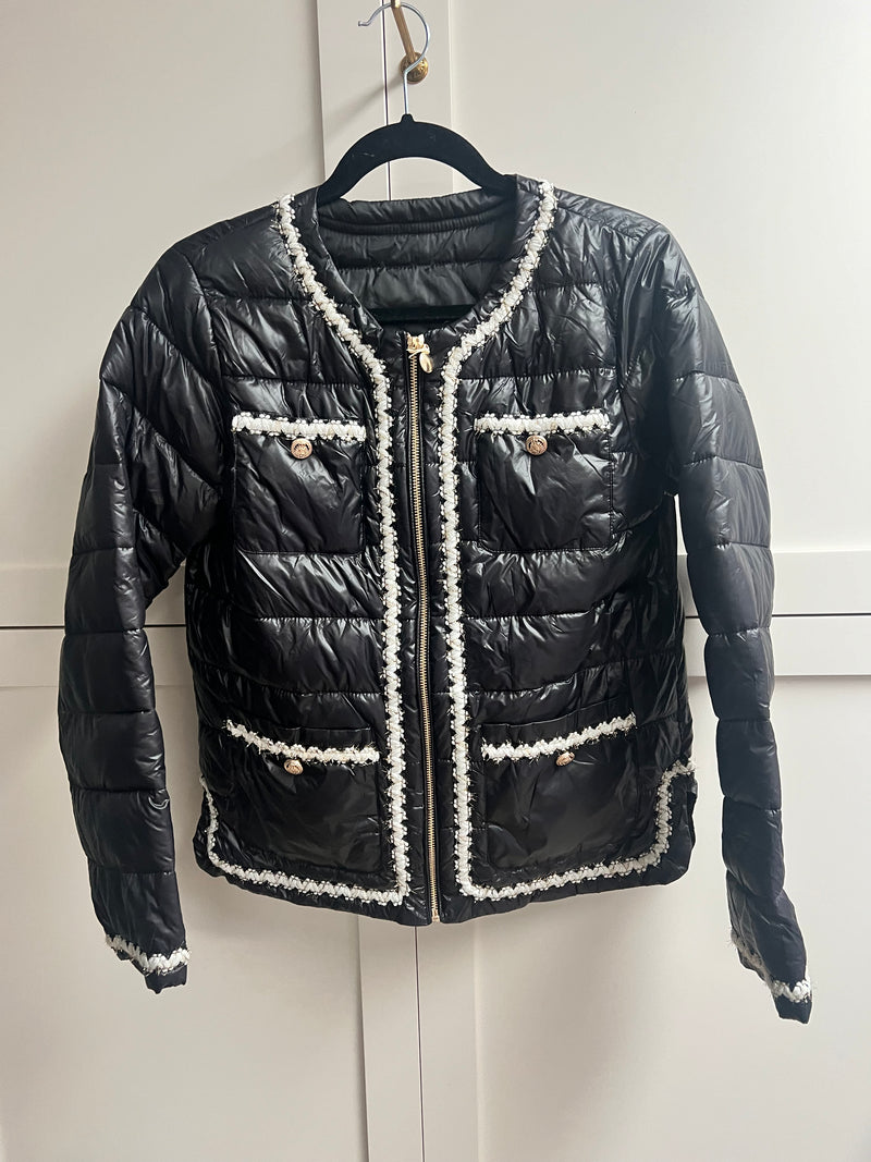 Quilted Italian Puffy | Black