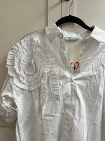 Ladies Dress Shirt with Rosette