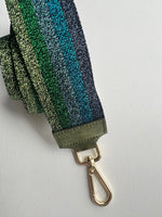 Purse Strap | Metallic Stripes