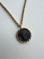 Italian Coin Necklace | Medusa