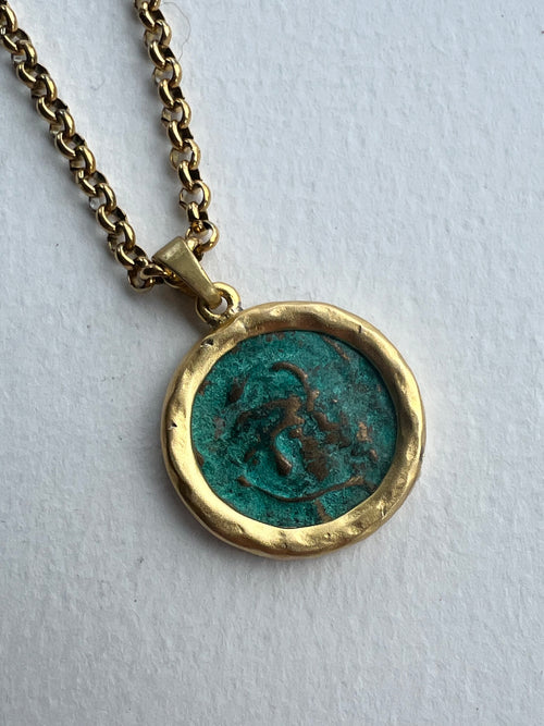 Italian Coin Necklace | Serena