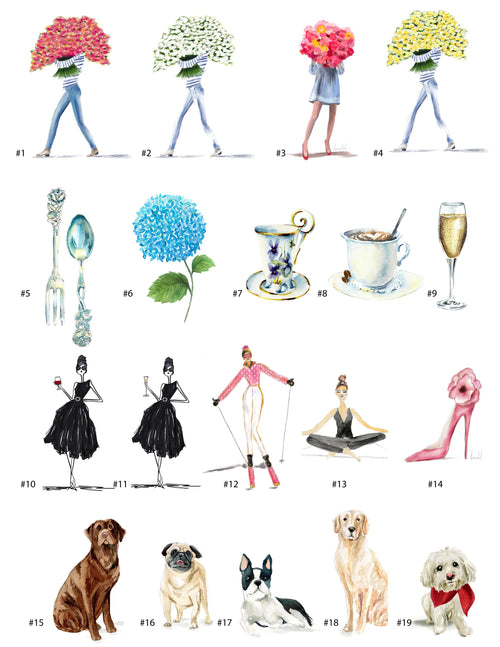 5 “Illustrated” Notepads