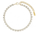 Oakland Crystal Necklace | Champagne