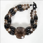 Vintage Armani Smoky Resin Necklace