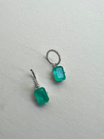 Emerald Cut Crystal Earrings | Rochelle