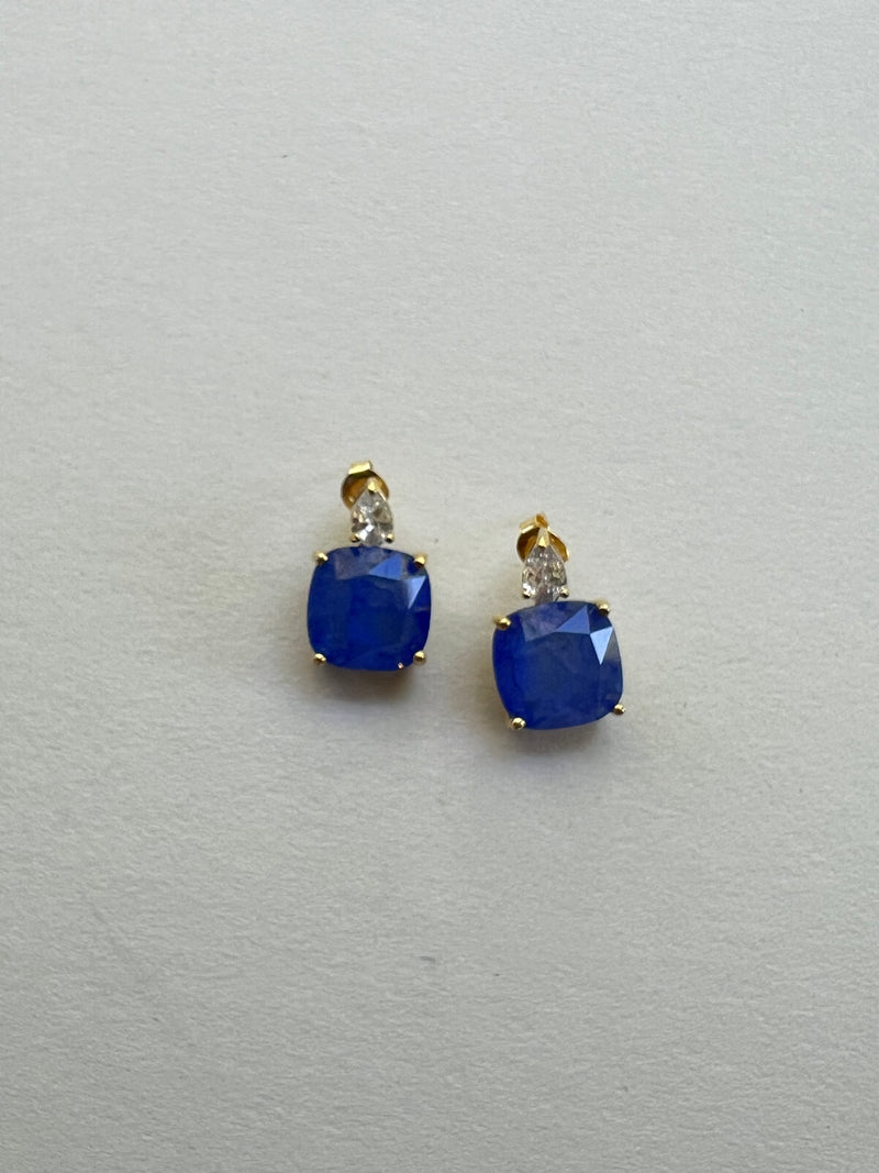 Ocean Blue Earrings | Susannah LAST PAIR