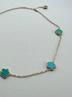 Turquoise Clover Necklace | Bonita