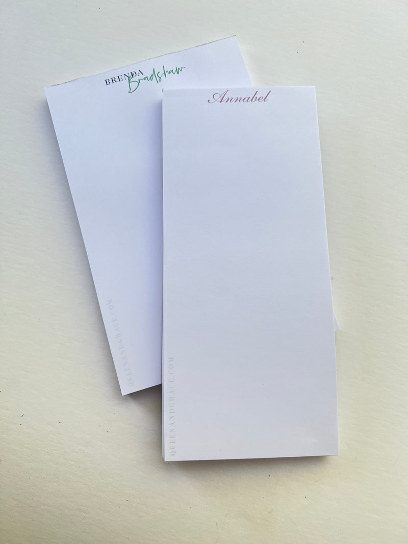 Monogrammed Notepads | Two New Sizes