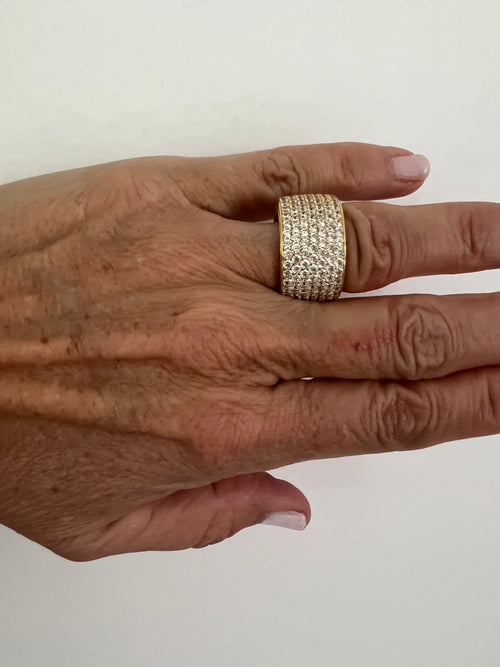Pave Diamond Eternity Ring | Sophia NEW!