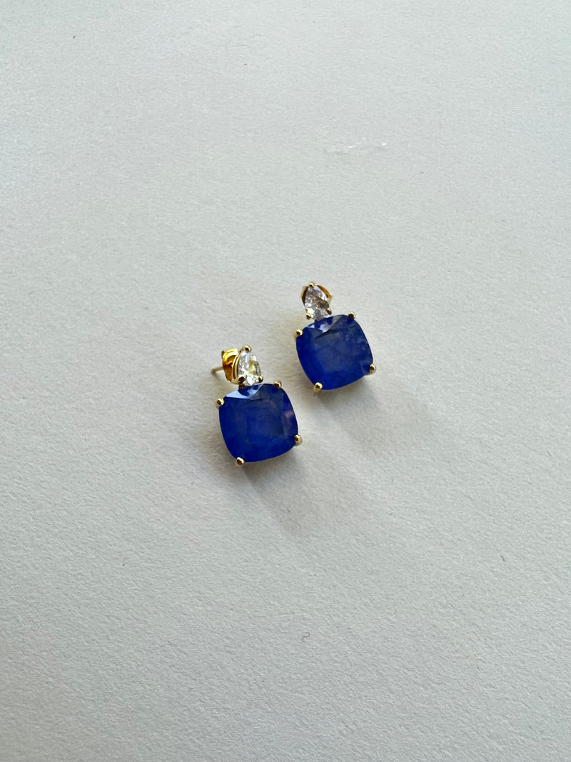 Ocean Blue Earrings | Susannah LAST PAIR