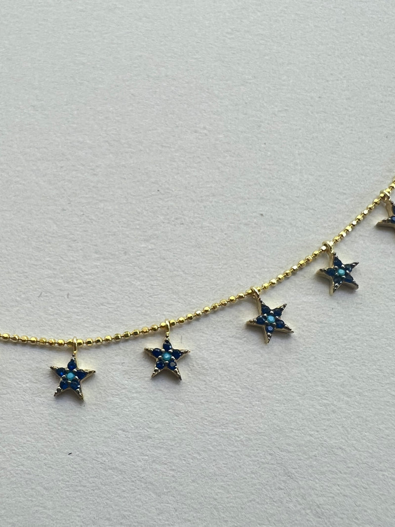 Gold Chain Necklace | Stars