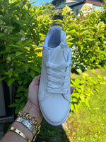 Shoes White Runners with Swarovski Detail