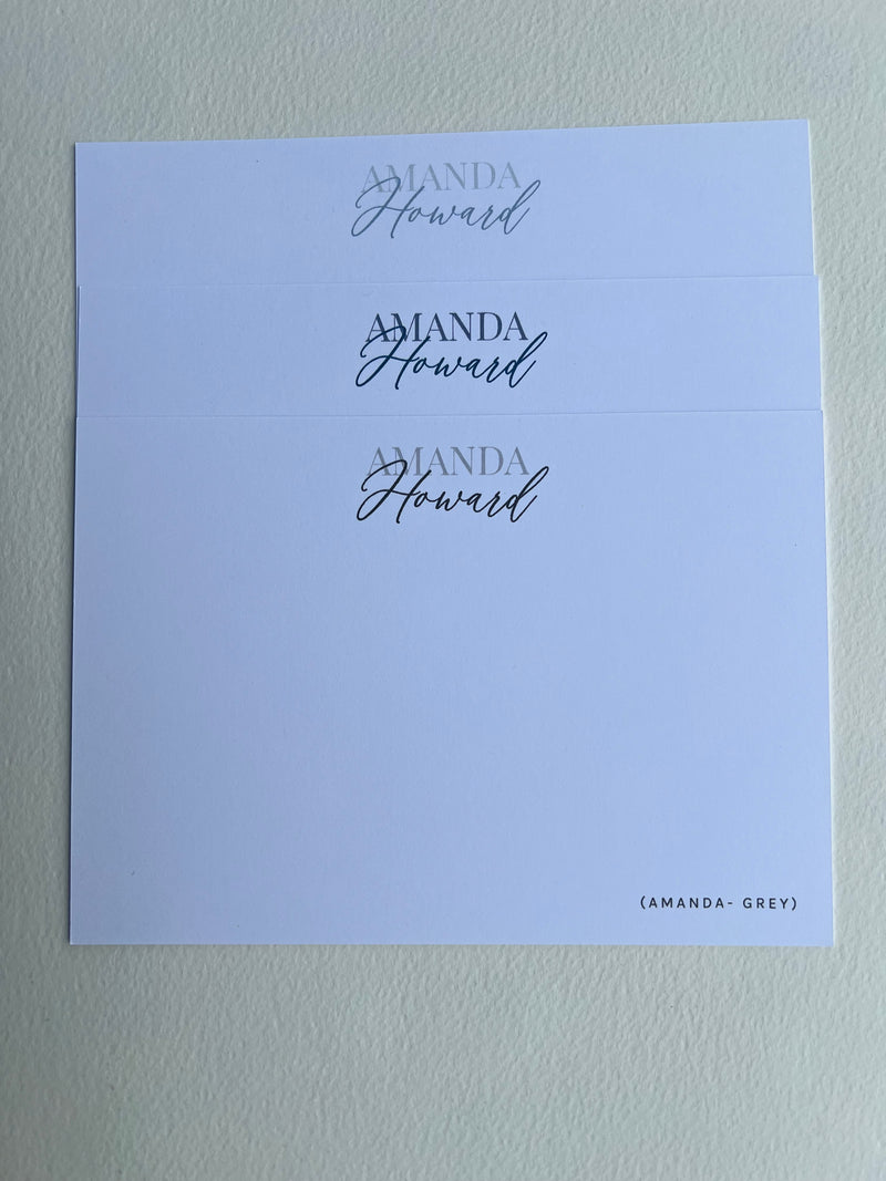 Boxed Monogram Stationery | Amanda