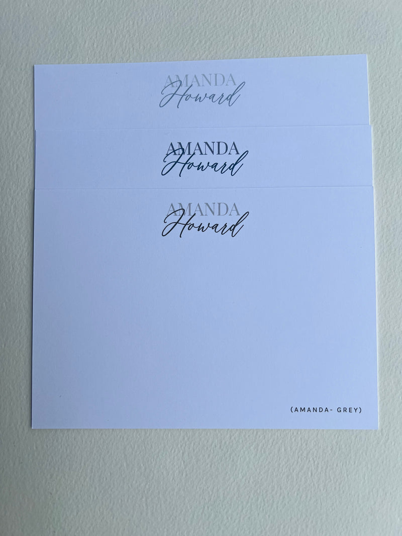 Boxed Monogram Stationery | Amanda