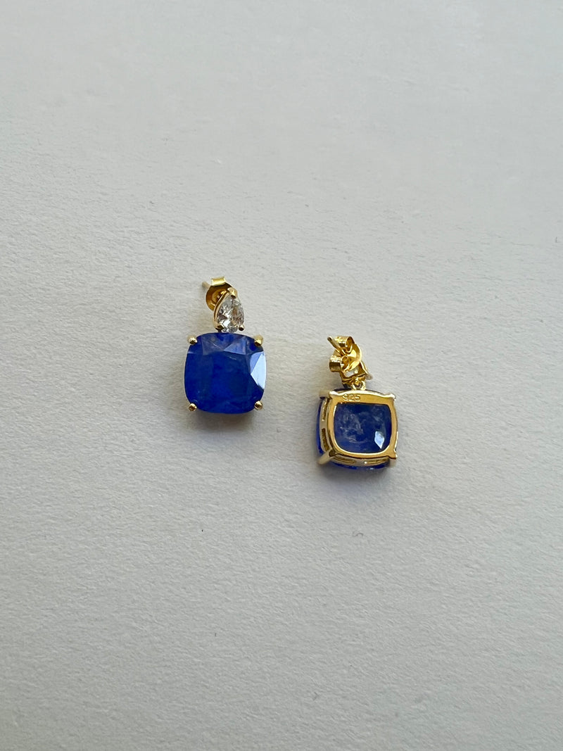 Ocean Blue Earrings | Susannah LAST PAIR