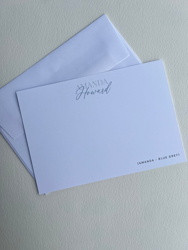 Boxed Monogram Stationery | Amanda