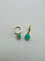 Green Drop Earrings | Seafoam
